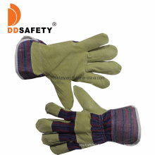 China Supplier Pig Split Leather Work Impact Gloves Bulk to Protect with Ce Guantes Seguridad Industrial